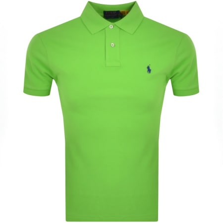 Product Image for Ralph Lauren Slim Fit Polo T Shirt Green