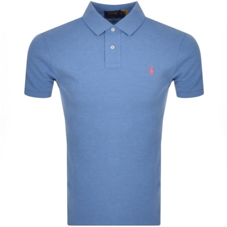 Product Image for Ralph Lauren Slim Fit Polo T Shirt Blue