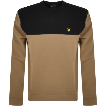 Product Image for Lyle And Scott Yoke Sweatshirt Brown