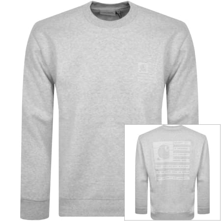 Product Image for Carhartt Label State Flag Sweatshirt Grey