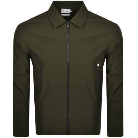 Product Image for Farah Vintage Stenmark Full Zip Overshirt Green
