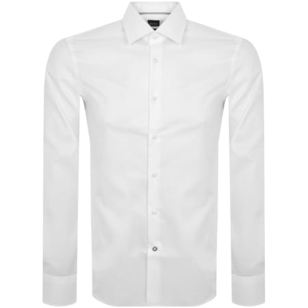 Product Image for BOSS H Hank Kent Long Sleeve Shirt White