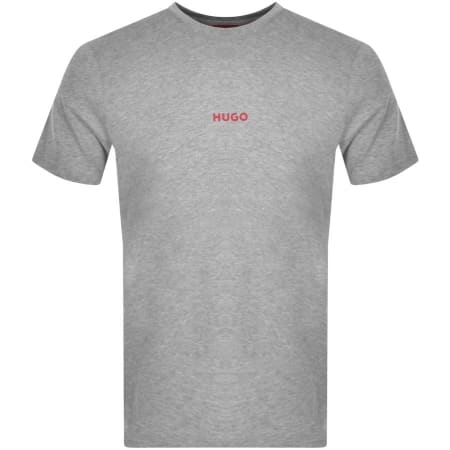 Product Image for HUGO Loungewear Linked Crew Neck T Shirt Grey