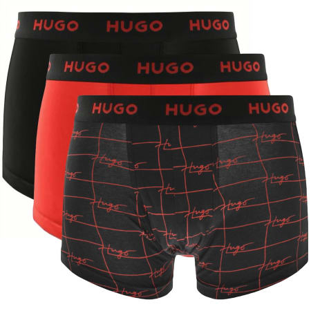 Product Image for HUGO Triple Pack Trunks Red