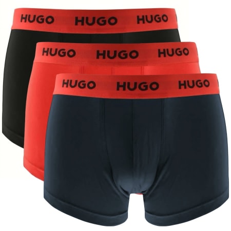 Product Image for HUGO Triple Pack Trunks Red