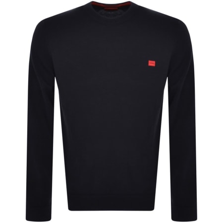 Product Image for HUGO San Cassius Knit Jumper Navy
