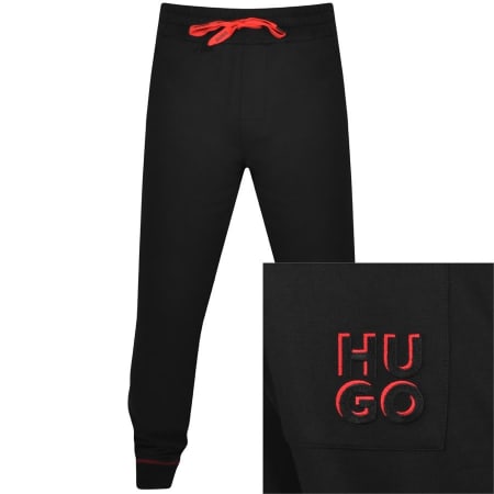 Product Image for HUGO Lounge Mono Logo Pants Black
