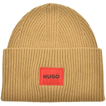 Product Image for HUGO Xaff 5 Beanie Hat Brown
