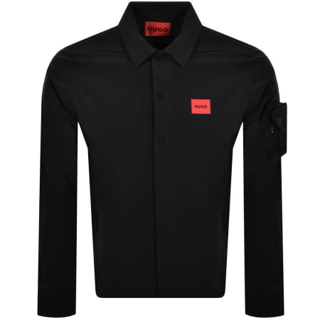 Product Image for HUGO Elso Overshirt Jacket Black