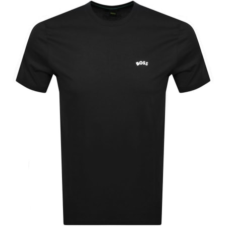 Product Image for BOSS Tee Curved T Shirt Black