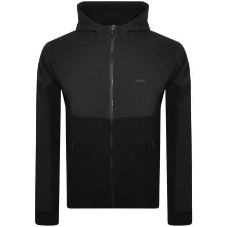 Product Image for BOSS Marlan Full Zip Knit Jumper Black