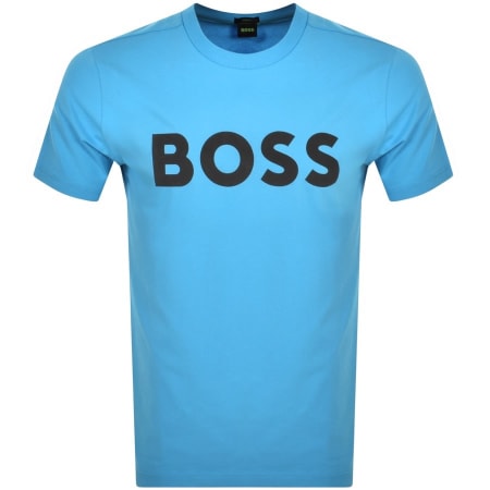 Product Image for BOSS Tee 1 Short Sleeve T Shirt Blue