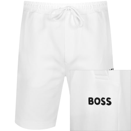 Product Image for BOSS Headlo Jersey Shorts White