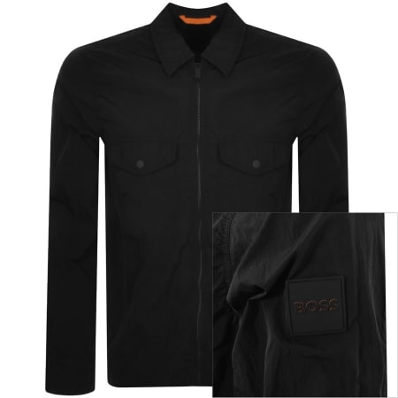 Product Image for BOSS Full Zip Lovel Overshirt Jacket Black