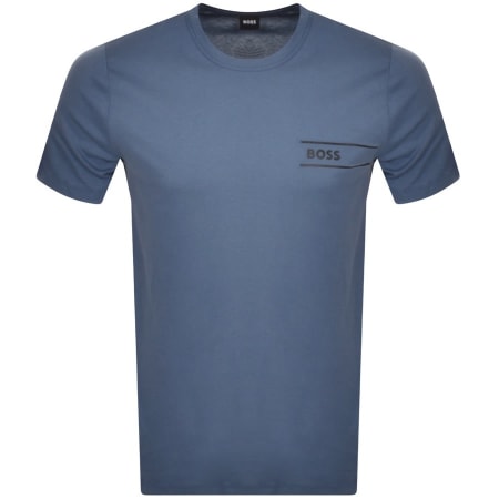 Product Image for BOSS Short Sleeve Crew Neck T Shirt Blue