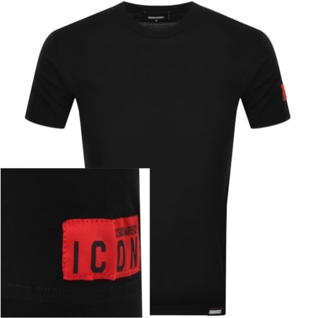 Product Image for DSQUARED2 Short Sleeved T Shirt Black