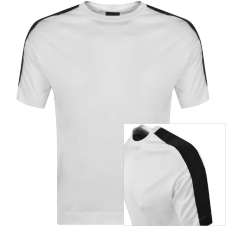 Product Image for Emporio Armani Short Sleeved Logo T Shirt White