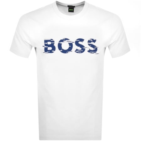 Product Image for BOSS Tee 3 Short Sleeve T Shirt White