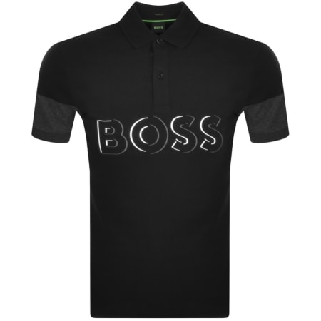Product Image for BOSS Pavel Short Sleeve Polo T Shirt Black