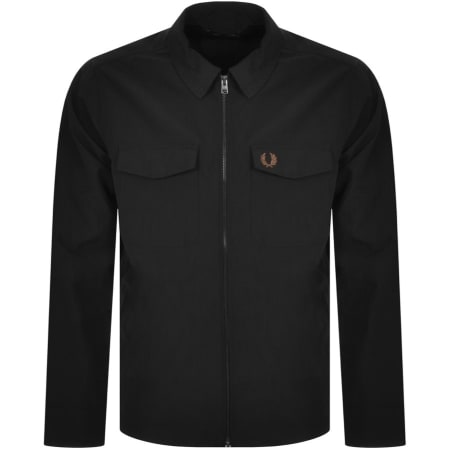 Product Image for Fred Perry Pocket Overshirt Black