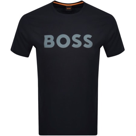 Product Image for BOSS Thinking 1 Logo T Shirt Navy