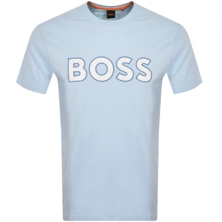 Product Image for BOSS Telogox Logo T Shirt Blue