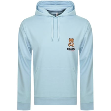Product Image for Moschino Lounge Logo Hoodie Blue