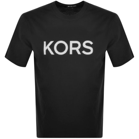 Product Image for Michael Kors Short Sleeve Logo T Shirt Black