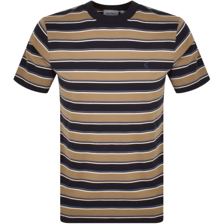 Product Image for Carhartt WIP Leone T Shirt Navy