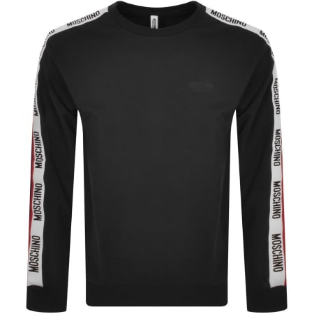 Product Image for Moschino Tape Logo Sweatshirt Black