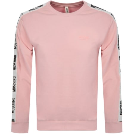 Product Image for Moschino Tape Logo Sweatshirt Pink