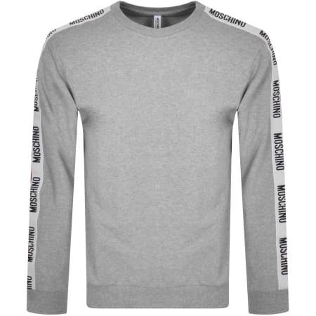 Product Image for Moschino Tape Logo Sweatshirt Grey