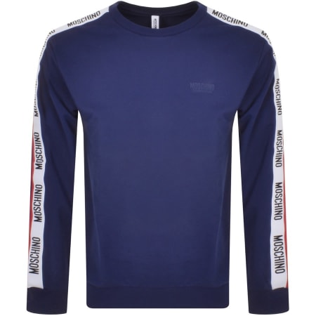Product Image for Moschino Tape Logo Sweatshirt Navy