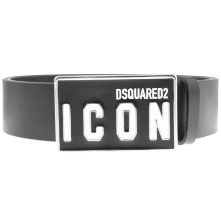Product Image for DSQUARED2 Plaque Belt Black
