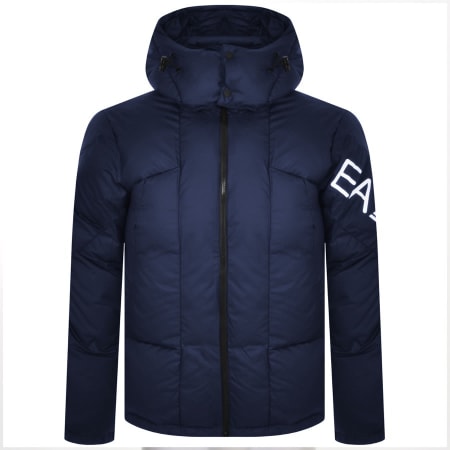 Product Image for EA7 Emporio Armani Quilted Bomber Jacket Navy