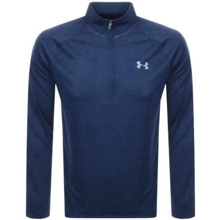 Product Image for Under Armour Half Zip Tech Sweatshirt Blue
