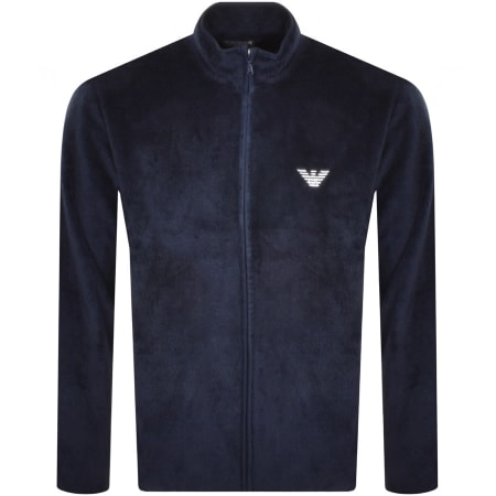 Product Image for Emporio Armani Lounge Full Zip Sweatshirt Navy