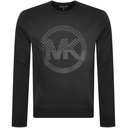 Product Image for Michael Kors Checker Charm Sweatshirt Black