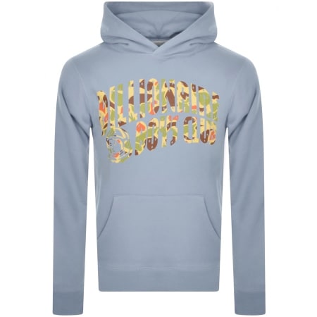 Product Image for Billionaire Boys Camo Arch Logo Hoodie Blue