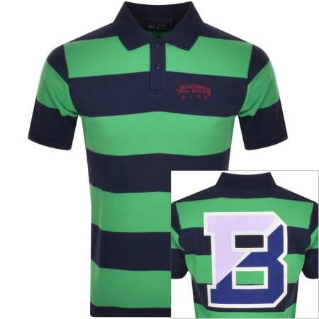 Product Image for Billionaire Boys Striped Polo T Shirt Navy