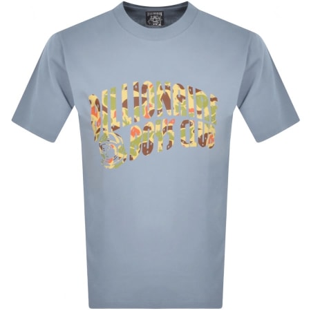 Product Image for Billionaire Boys Camo Arch Logo T Shirt Blue