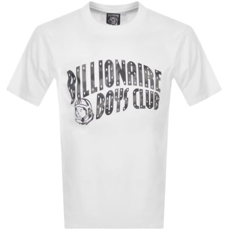 Product Image for Billionaire Boys Camo Arch Logo T Shirt White