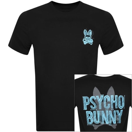 Product Image for Psycho Bunny Depoe Back Graphic T Shirt Black