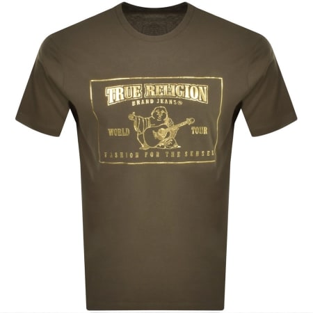 Product Image for True Religion Buddha Logo T Shirt Green