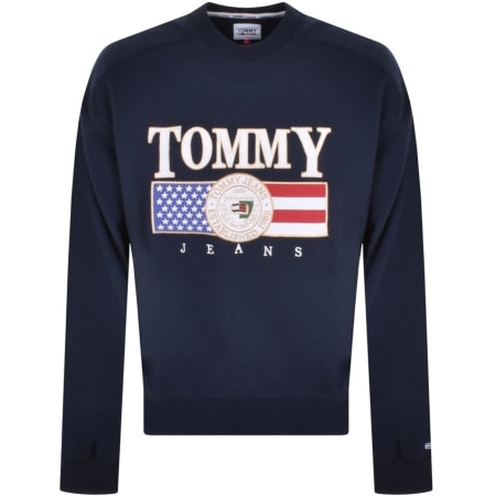 Product Image for Tommy Jeans Boxy Luxe Sweatshirt Navy