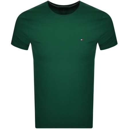 Product Image for Tommy Hilfiger Slim Fit Logo T Shirt Green