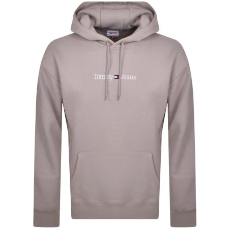 Product Image for Tommy Jeans Linear Logo Hoodie Grey