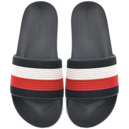 Product Image for Tommy Hilfiger Flag Pool Sliders Navy