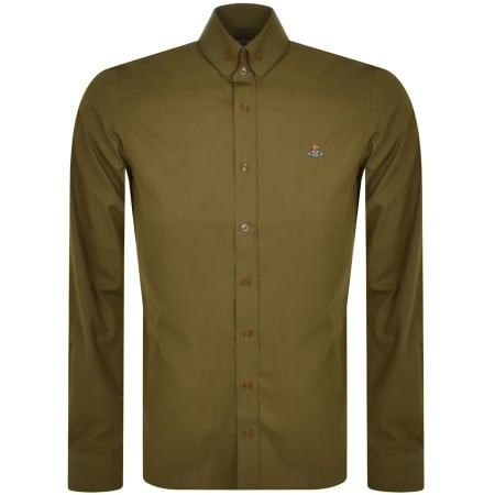 Product Image for Vivienne Westwood Two Button Krall Shirt Green