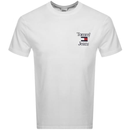 Product Image for Tommy Jeans Relaxed Chest Logo T Shirt White